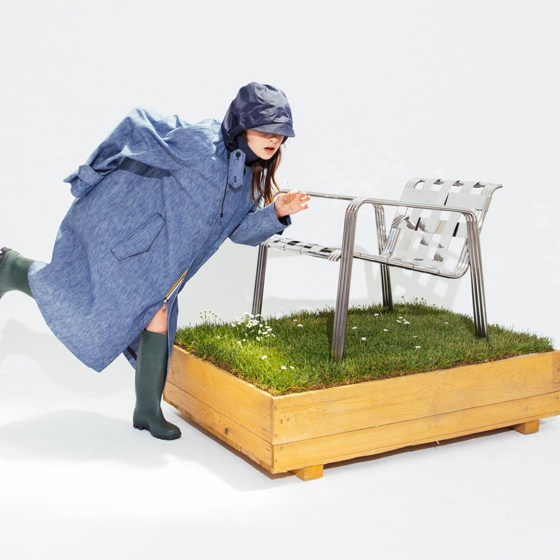 Trespade, on grass